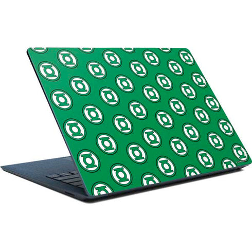 DC Comics Green Lantern Logo Pattern Surface Laptop Skin